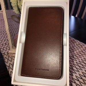 Leather folio phone case iPhone 7/8 Plus